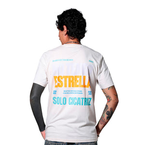 No tengo estrella, solo cicatriz - Camiseta Mano Santo