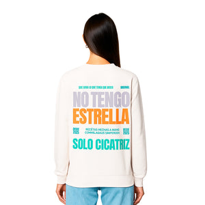 No tengo estrella, solo cicatriz — Sudadera Mano Santo